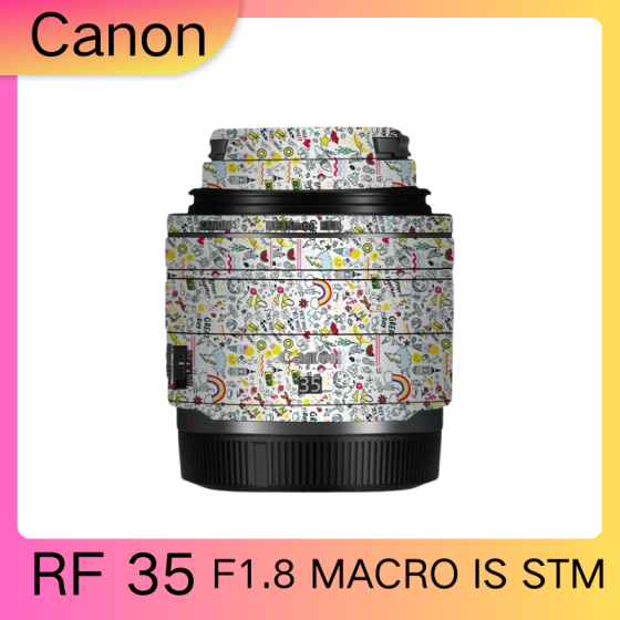 Lentes Canon RF35F1.8 MACRO IS STM  - Pele câmera, adesivo câmera - com alta resistência a arranhões, à prova d'água e com design elegante.